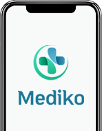 écran téléphone mediko application mobile